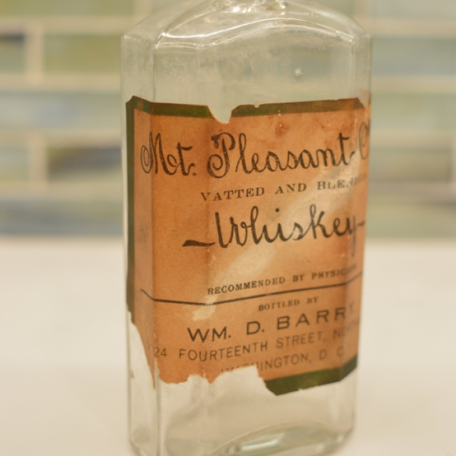 Mt Pleasant Club Whiskey Original Bottle
